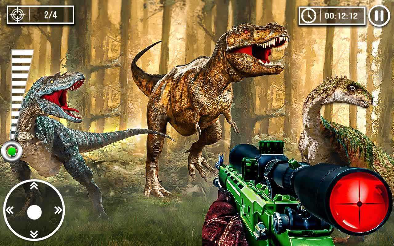 野生恐龙狩猎冲突游戏