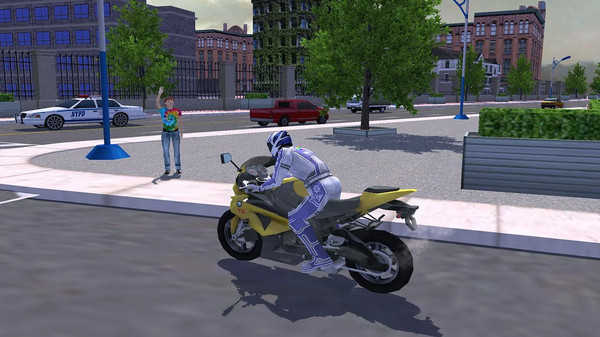 城市摩托车骑手截图